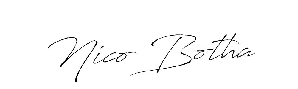 This is the best signature style for the Nico Botha name. Also you like these signature font (Antro_Vectra). Mix name signature. Nico Botha signature style 6 images and pictures png