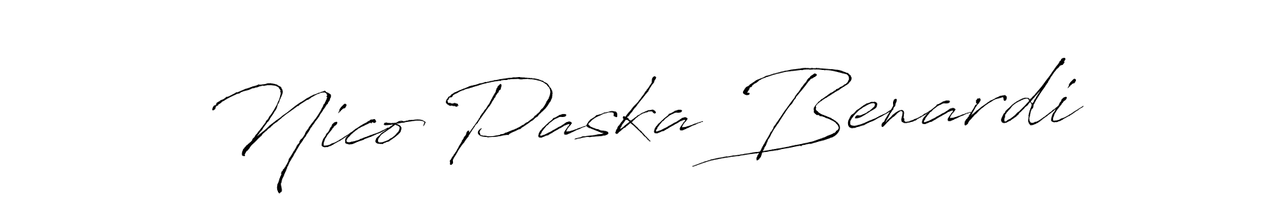Make a short Nico Paska Benardi signature style. Manage your documents anywhere anytime using Antro_Vectra. Create and add eSignatures, submit forms, share and send files easily. Nico Paska Benardi signature style 6 images and pictures png