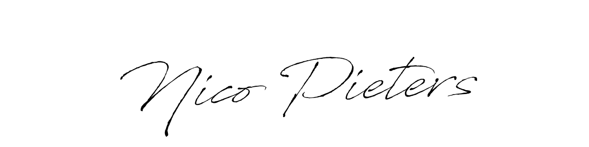 How to make Nico Pieters name signature. Use Antro_Vectra style for creating short signs online. This is the latest handwritten sign. Nico Pieters signature style 6 images and pictures png