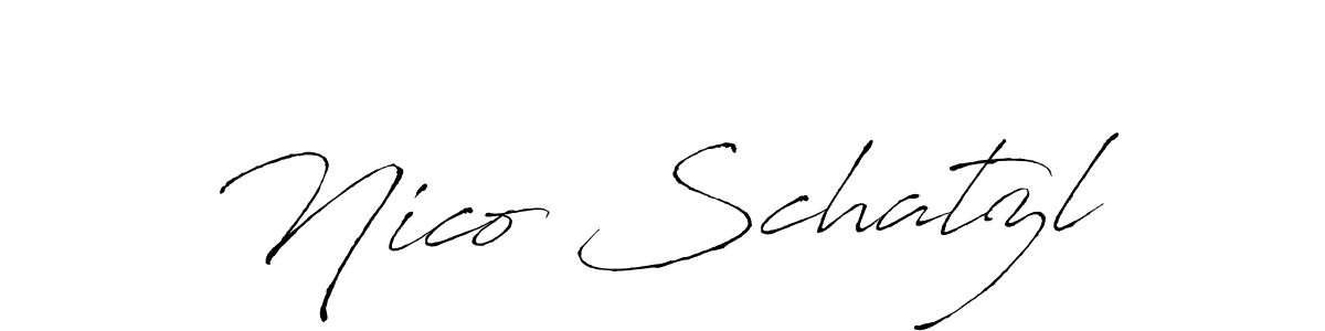 Antro_Vectra is a professional signature style that is perfect for those who want to add a touch of class to their signature. It is also a great choice for those who want to make their signature more unique. Get Nico Schatzl name to fancy signature for free. Nico Schatzl signature style 6 images and pictures png