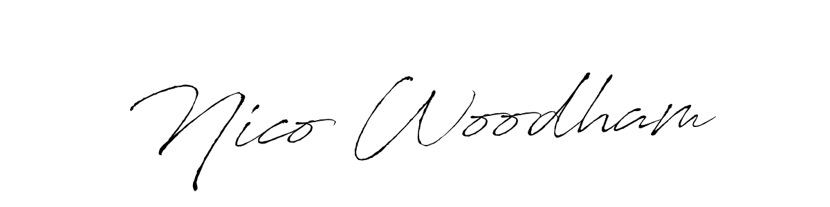 Make a beautiful signature design for name Nico Woodham. Use this online signature maker to create a handwritten signature for free. Nico Woodham signature style 6 images and pictures png