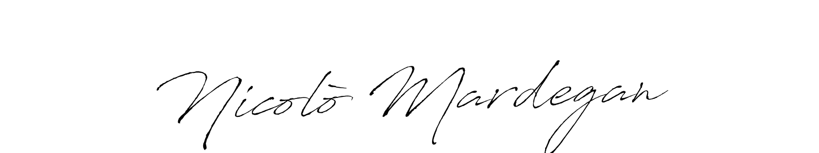 Antro_Vectra is a professional signature style that is perfect for those who want to add a touch of class to their signature. It is also a great choice for those who want to make their signature more unique. Get Nicolò Mardegan name to fancy signature for free. Nicolò Mardegan signature style 6 images and pictures png