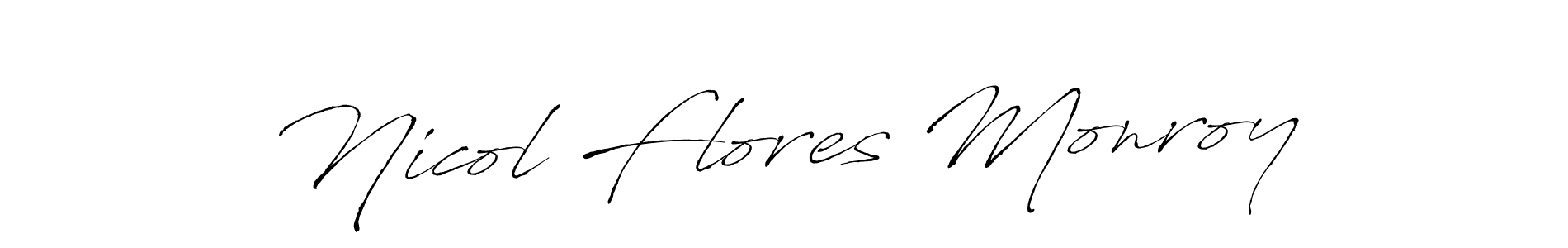 Here are the top 10 professional signature styles for the name Nicol Flores Monroy. These are the best autograph styles you can use for your name. Nicol Flores Monroy signature style 6 images and pictures png