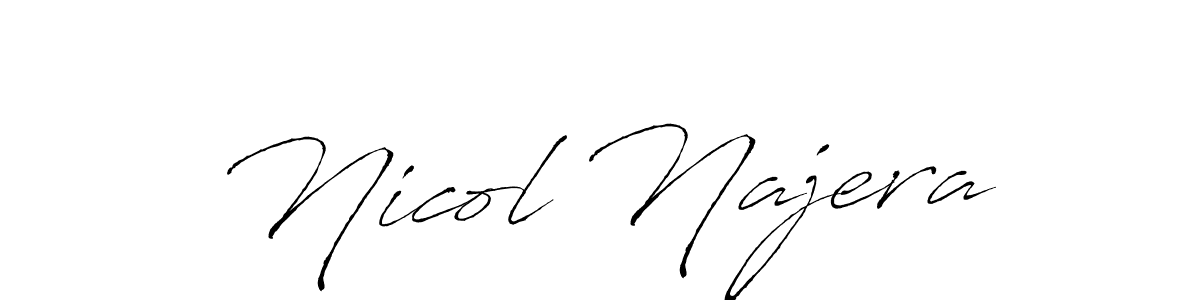 Similarly Antro_Vectra is the best handwritten signature design. Signature creator online .You can use it as an online autograph creator for name Nicol Najera. Nicol Najera signature style 6 images and pictures png