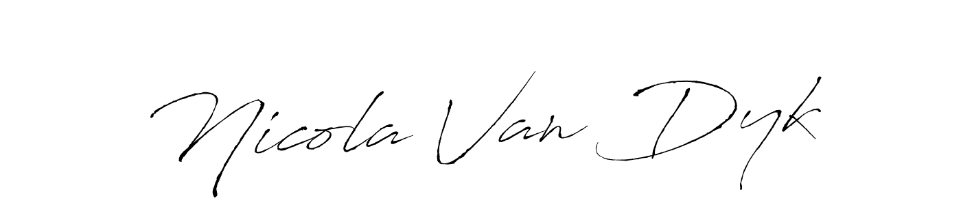 Best and Professional Signature Style for Nicola Van Dyk. Antro_Vectra Best Signature Style Collection. Nicola Van Dyk signature style 6 images and pictures png
