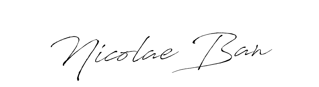 How to make Nicolae Ban name signature. Use Antro_Vectra style for creating short signs online. This is the latest handwritten sign. Nicolae Ban signature style 6 images and pictures png