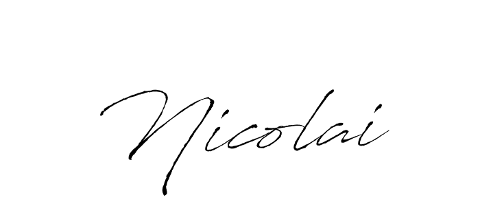 How to make Nicolai name signature. Use Antro_Vectra style for creating short signs online. This is the latest handwritten sign. Nicolai signature style 6 images and pictures png