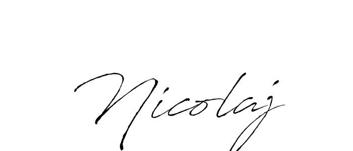 How to make Nicolaj signature? Antro_Vectra is a professional autograph style. Create handwritten signature for Nicolaj name. Nicolaj signature style 6 images and pictures png