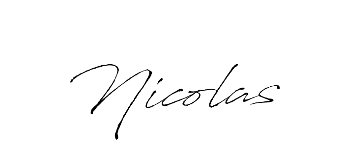 Make a beautiful signature design for name Nicolas. Use this online signature maker to create a handwritten signature for free. Nicolas signature style 6 images and pictures png