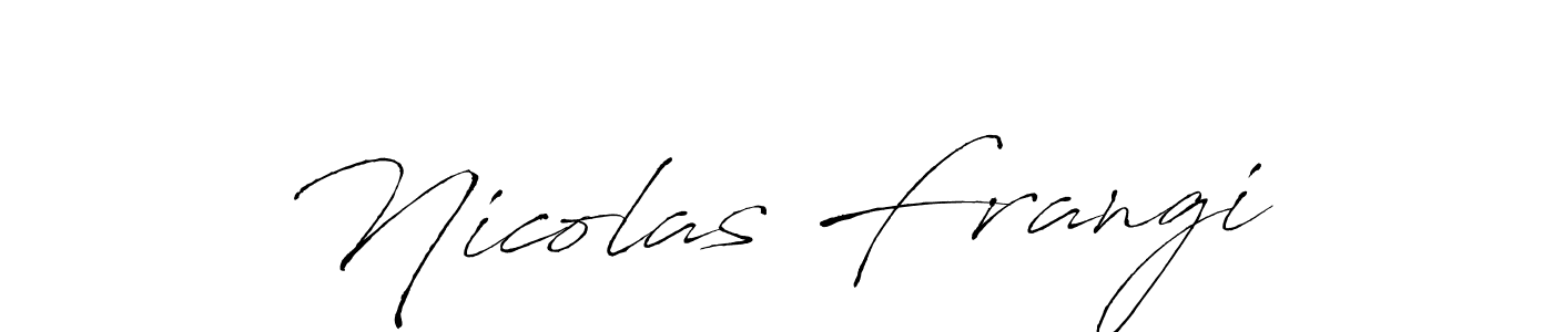 Also You can easily find your signature by using the search form. We will create Nicolas Frangi name handwritten signature images for you free of cost using Antro_Vectra sign style. Nicolas Frangi signature style 6 images and pictures png