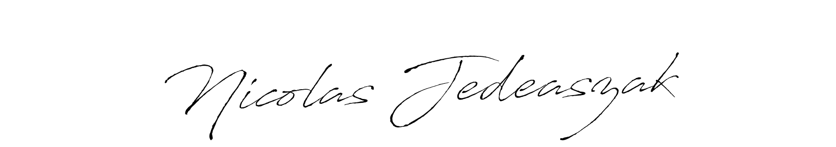 Best and Professional Signature Style for Nicolas Jedeaszak. Antro_Vectra Best Signature Style Collection. Nicolas Jedeaszak signature style 6 images and pictures png