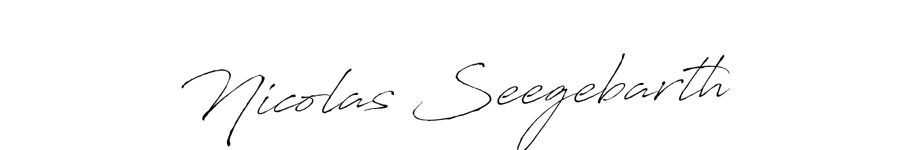 Best and Professional Signature Style for Nicolas Seegebarth. Antro_Vectra Best Signature Style Collection. Nicolas Seegebarth signature style 6 images and pictures png