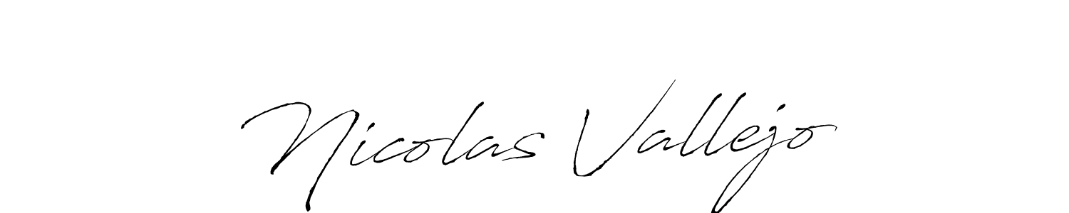 Use a signature maker to create a handwritten signature online. With this signature software, you can design (Antro_Vectra) your own signature for name Nicolas Vallejo. Nicolas Vallejo signature style 6 images and pictures png