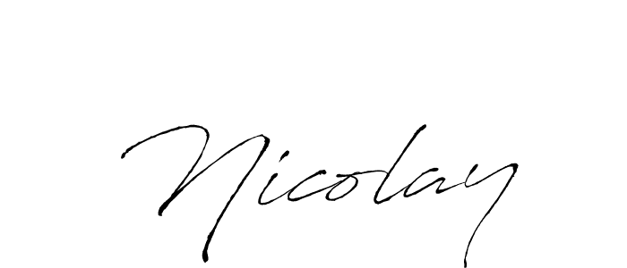 It looks lik you need a new signature style for name Nicolay. Design unique handwritten (Antro_Vectra) signature with our free signature maker in just a few clicks. Nicolay signature style 6 images and pictures png