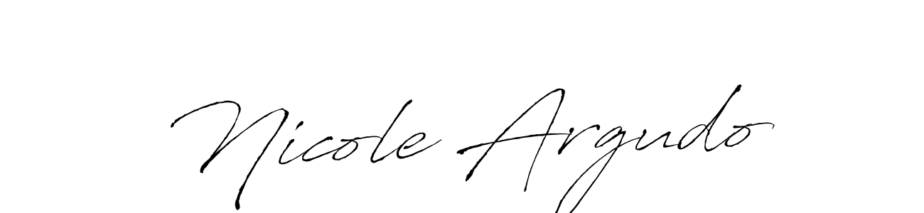 The best way (Antro_Vectra) to make a short signature is to pick only two or three words in your name. The name Nicole Argudo include a total of six letters. For converting this name. Nicole Argudo signature style 6 images and pictures png