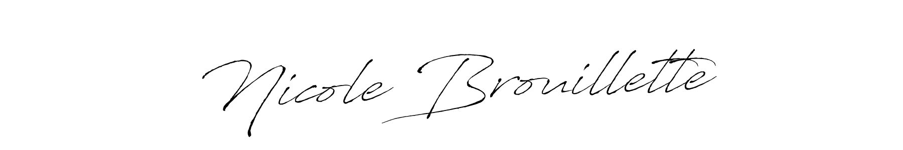 Also we have Nicole Brouillette name is the best signature style. Create professional handwritten signature collection using Antro_Vectra autograph style. Nicole Brouillette signature style 6 images and pictures png