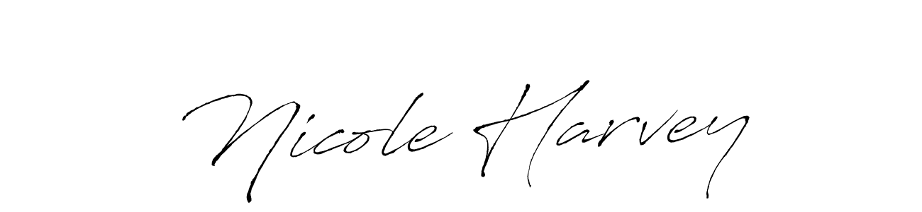 Design your own signature with our free online signature maker. With this signature software, you can create a handwritten (Antro_Vectra) signature for name Nicole Harvey. Nicole Harvey signature style 6 images and pictures png