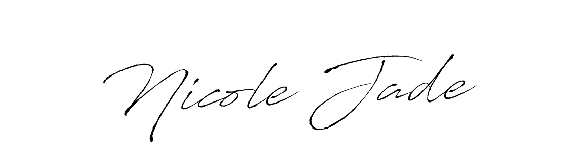 Best and Professional Signature Style for Nicole Jade. Antro_Vectra Best Signature Style Collection. Nicole Jade signature style 6 images and pictures png