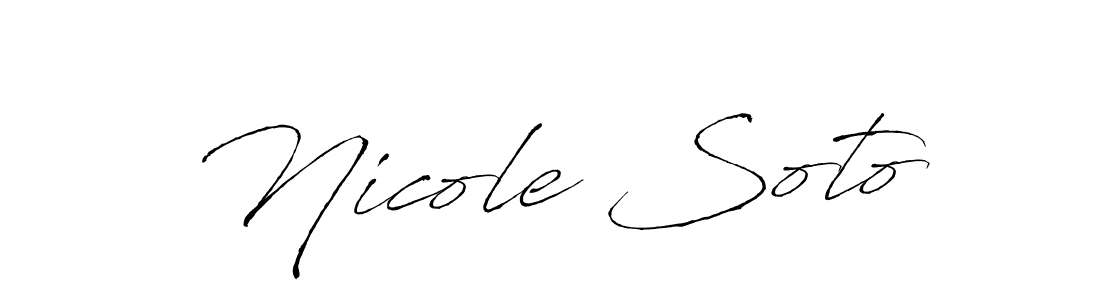 It looks lik you need a new signature style for name Nicole Soto. Design unique handwritten (Antro_Vectra) signature with our free signature maker in just a few clicks. Nicole Soto signature style 6 images and pictures png