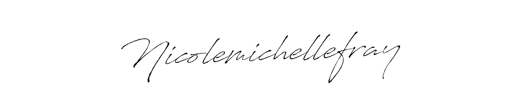 Once you've used our free online signature maker to create your best signature Antro_Vectra style, it's time to enjoy all of the benefits that Nicolemichellefray name signing documents. Nicolemichellefray signature style 6 images and pictures png