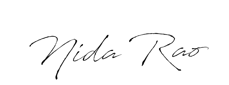 if you are searching for the best signature style for your name Nida Rao. so please give up your signature search. here we have designed multiple signature styles  using Antro_Vectra. Nida Rao signature style 6 images and pictures png
