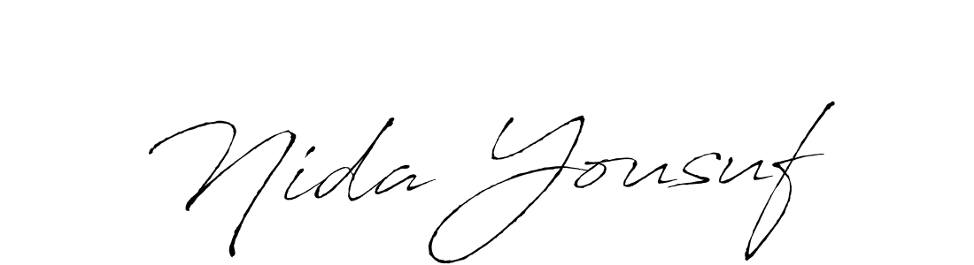 Nida Yousuf stylish signature style. Best Handwritten Sign (Antro_Vectra) for my name. Handwritten Signature Collection Ideas for my name Nida Yousuf. Nida Yousuf signature style 6 images and pictures png