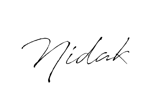 Best and Professional Signature Style for Nidak. Antro_Vectra Best Signature Style Collection. Nidak signature style 6 images and pictures png