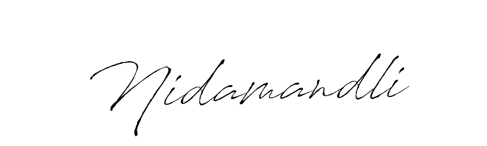Make a beautiful signature design for name Nidamandli. Use this online signature maker to create a handwritten signature for free. Nidamandli signature style 6 images and pictures png