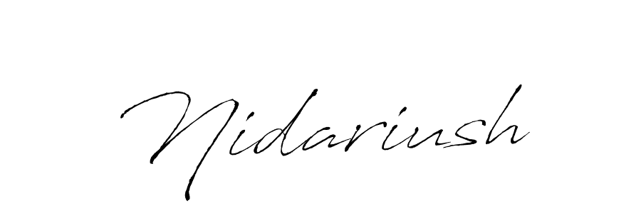 if you are searching for the best signature style for your name Nidariush. so please give up your signature search. here we have designed multiple signature styles  using Antro_Vectra. Nidariush signature style 6 images and pictures png