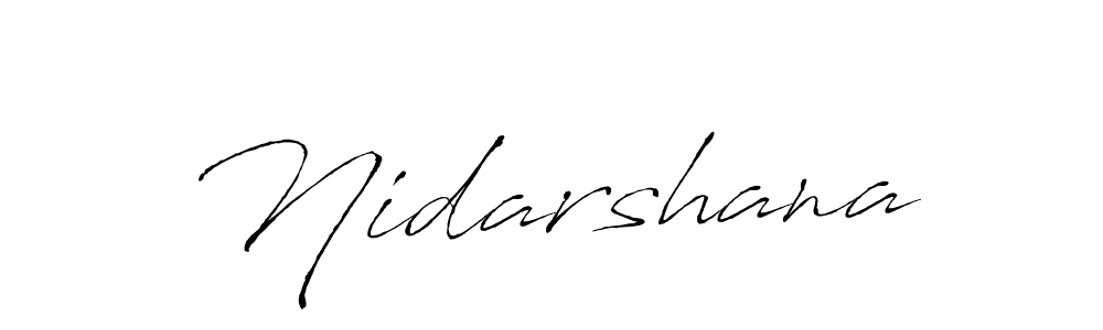 The best way (Antro_Vectra) to make a short signature is to pick only two or three words in your name. The name Nidarshana include a total of six letters. For converting this name. Nidarshana signature style 6 images and pictures png