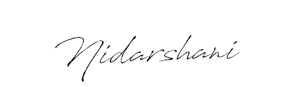 if you are searching for the best signature style for your name Nidarshani. so please give up your signature search. here we have designed multiple signature styles  using Antro_Vectra. Nidarshani signature style 6 images and pictures png