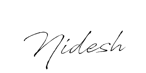 Here are the top 10 professional signature styles for the name Nidesh. These are the best autograph styles you can use for your name. Nidesh signature style 6 images and pictures png