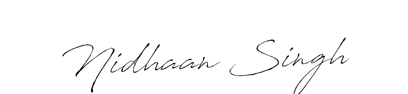 Make a beautiful signature design for name Nidhaan Singh. Use this online signature maker to create a handwritten signature for free. Nidhaan Singh signature style 6 images and pictures png