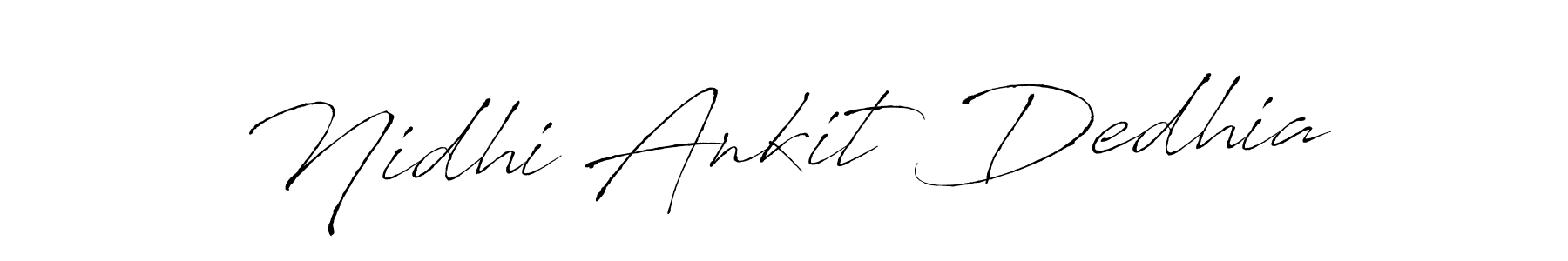 Design your own signature with our free online signature maker. With this signature software, you can create a handwritten (Antro_Vectra) signature for name Nidhi Ankit Dedhia. Nidhi Ankit Dedhia signature style 6 images and pictures png