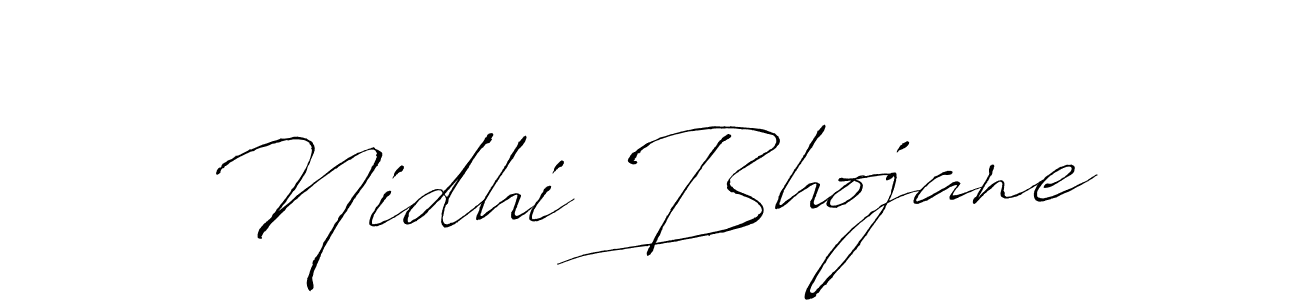 You should practise on your own different ways (Antro_Vectra) to write your name (Nidhi Bhojane) in signature. don't let someone else do it for you. Nidhi Bhojane signature style 6 images and pictures png