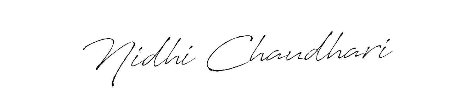 It looks lik you need a new signature style for name Nidhi Chaudhari. Design unique handwritten (Antro_Vectra) signature with our free signature maker in just a few clicks. Nidhi Chaudhari signature style 6 images and pictures png