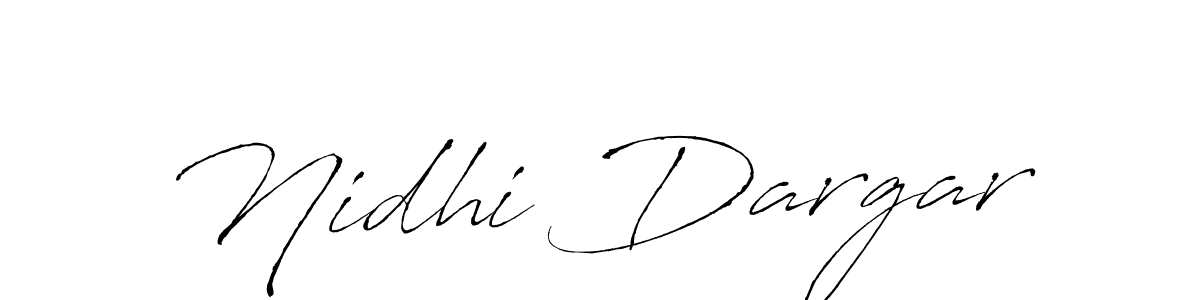 Design your own signature with our free online signature maker. With this signature software, you can create a handwritten (Antro_Vectra) signature for name Nidhi Dargar. Nidhi Dargar signature style 6 images and pictures png