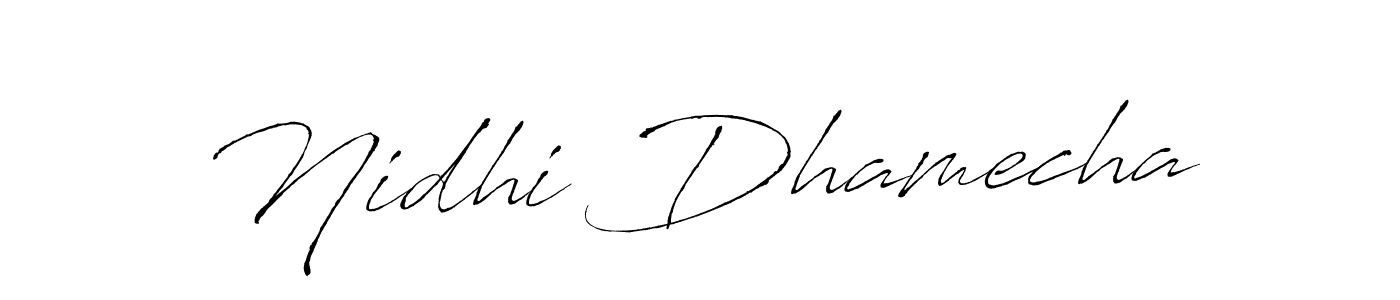 See photos of Nidhi Dhamecha official signature by Spectra . Check more albums & portfolios. Read reviews & check more about Antro_Vectra font. Nidhi Dhamecha signature style 6 images and pictures png