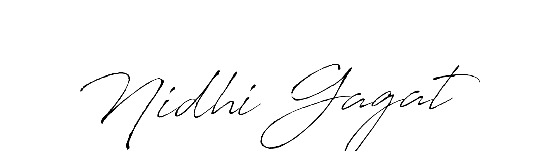 Also You can easily find your signature by using the search form. We will create Nidhi Gagat name handwritten signature images for you free of cost using Antro_Vectra sign style. Nidhi Gagat signature style 6 images and pictures png