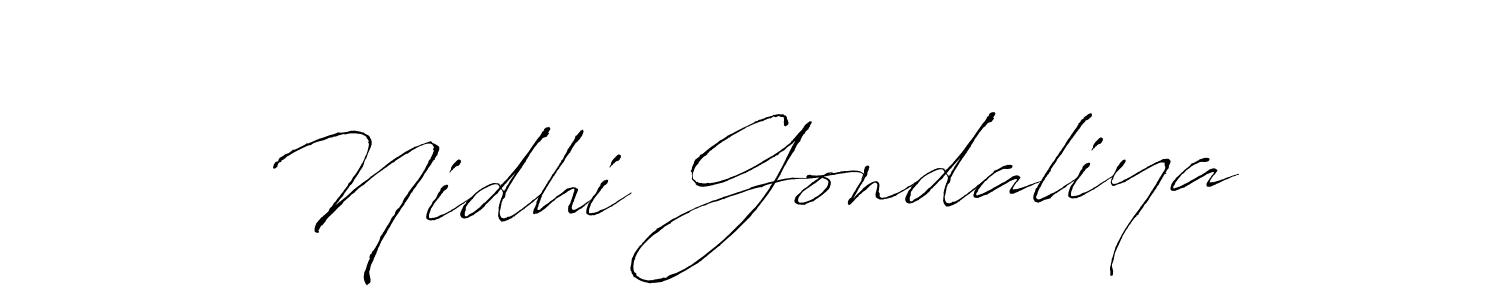 The best way (Antro_Vectra) to make a short signature is to pick only two or three words in your name. The name Nidhi Gondaliya include a total of six letters. For converting this name. Nidhi Gondaliya signature style 6 images and pictures png