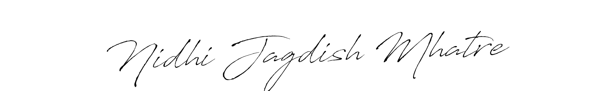 It looks lik you need a new signature style for name Nidhi Jagdish Mhatre. Design unique handwritten (Antro_Vectra) signature with our free signature maker in just a few clicks. Nidhi Jagdish Mhatre signature style 6 images and pictures png