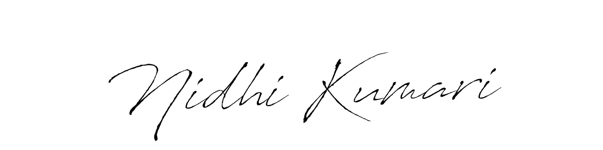 Antro_Vectra is a professional signature style that is perfect for those who want to add a touch of class to their signature. It is also a great choice for those who want to make their signature more unique. Get Nidhi Kumari name to fancy signature for free. Nidhi Kumari signature style 6 images and pictures png