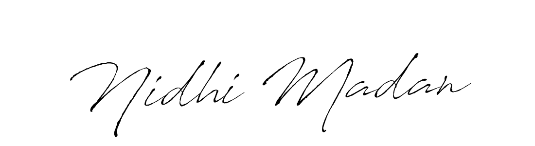 This is the best signature style for the Nidhi Madan name. Also you like these signature font (Antro_Vectra). Mix name signature. Nidhi Madan signature style 6 images and pictures png