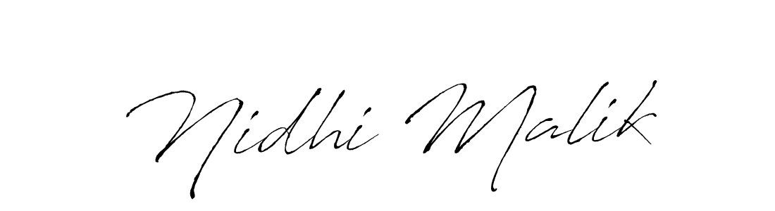 You should practise on your own different ways (Antro_Vectra) to write your name (Nidhi Malik) in signature. don't let someone else do it for you. Nidhi Malik signature style 6 images and pictures png