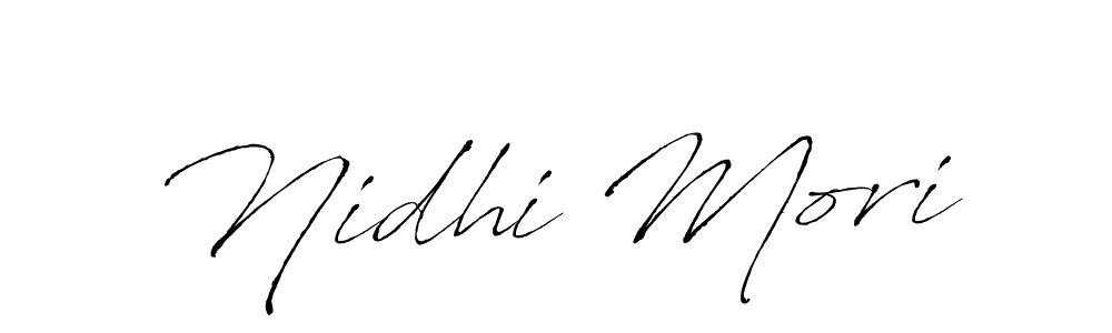 Make a short Nidhi Mori signature style. Manage your documents anywhere anytime using Antro_Vectra. Create and add eSignatures, submit forms, share and send files easily. Nidhi Mori signature style 6 images and pictures png