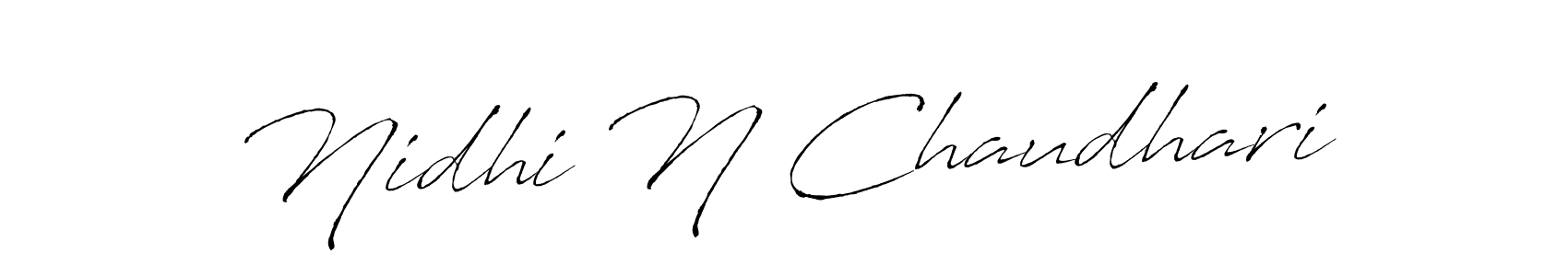 You can use this online signature creator to create a handwritten signature for the name Nidhi N Chaudhari. This is the best online autograph maker. Nidhi N Chaudhari signature style 6 images and pictures png