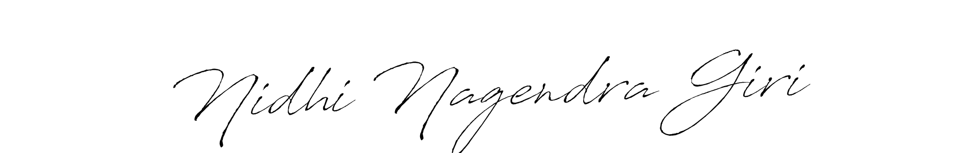 Design your own signature with our free online signature maker. With this signature software, you can create a handwritten (Antro_Vectra) signature for name Nidhi Nagendra Giri. Nidhi Nagendra Giri signature style 6 images and pictures png