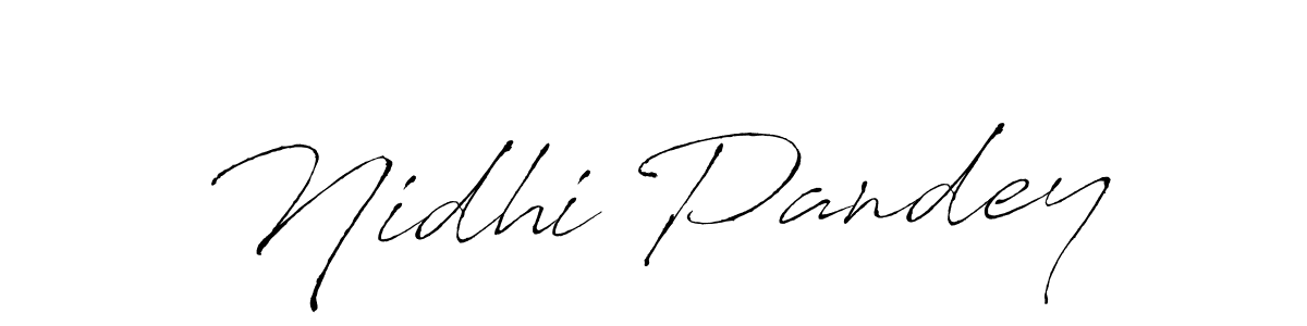 The best way (Antro_Vectra) to make a short signature is to pick only two or three words in your name. The name Nidhi Pandey include a total of six letters. For converting this name. Nidhi Pandey signature style 6 images and pictures png