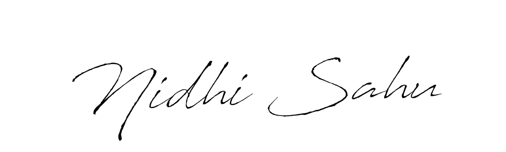 It looks lik you need a new signature style for name Nidhi Sahu. Design unique handwritten (Antro_Vectra) signature with our free signature maker in just a few clicks. Nidhi Sahu signature style 6 images and pictures png