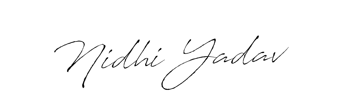 Antro_Vectra is a professional signature style that is perfect for those who want to add a touch of class to their signature. It is also a great choice for those who want to make their signature more unique. Get Nidhi Yadav name to fancy signature for free. Nidhi Yadav signature style 6 images and pictures png